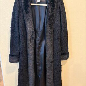 Sue Wong Faux Fur Beautiful Coat